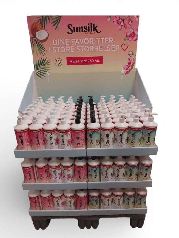 Sunsilk 750ml display à 210 stk