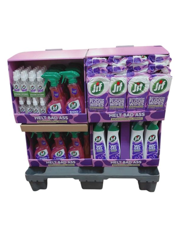 Jif Baderomsplattform Display à 135stk